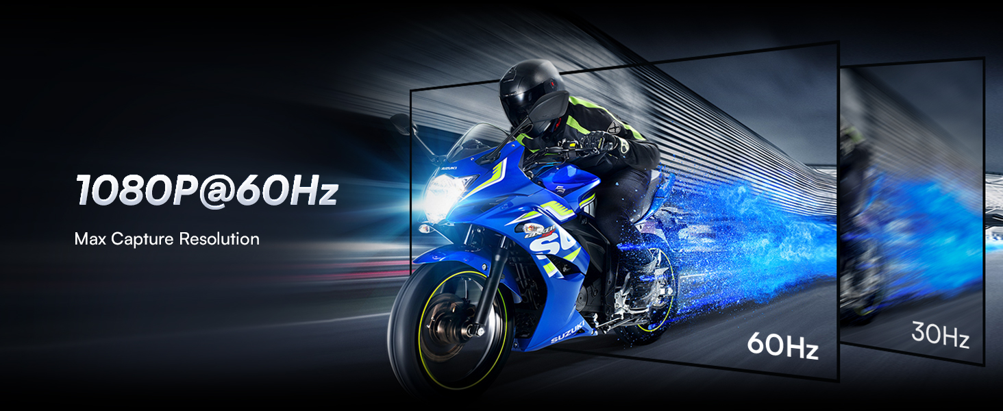 Max Capture Resolution: 1080P@60Hz