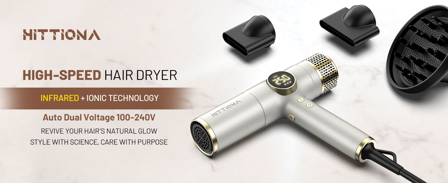 dual voltage travel hair dryer
