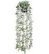 echosari Artificial Hanging Plants, Fake Potted Eucalyptus Faux Hanging Plant, Fake Hanging Plant...