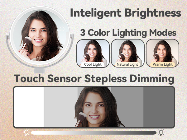 makeup mirror with led lights