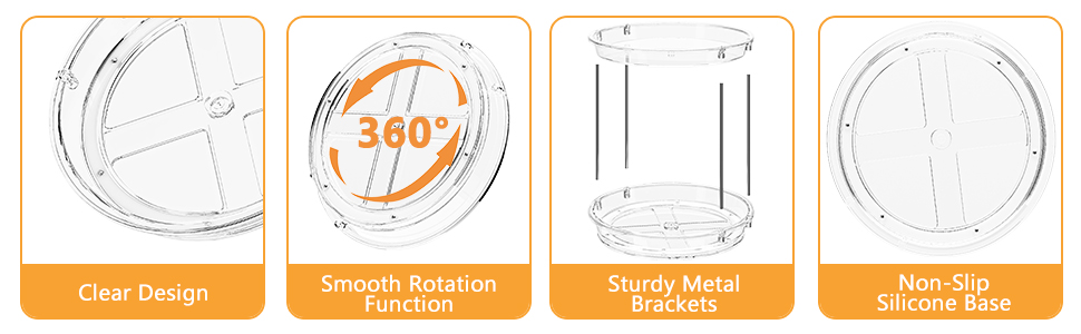 rotating makeup organizer