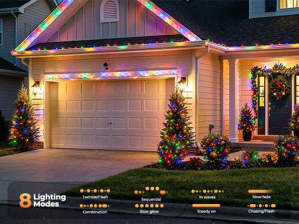 multicolor christmas lights