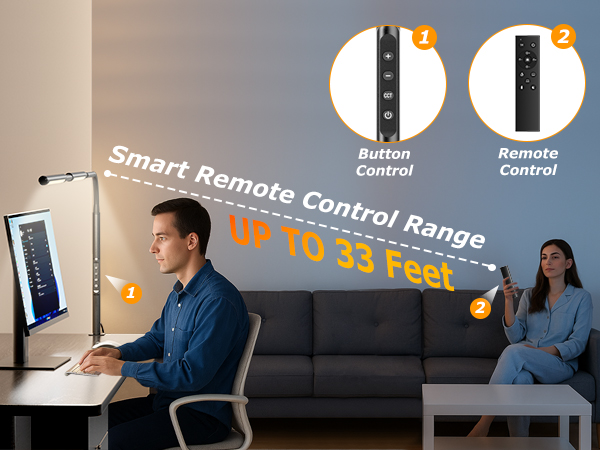 desk lamp with remote