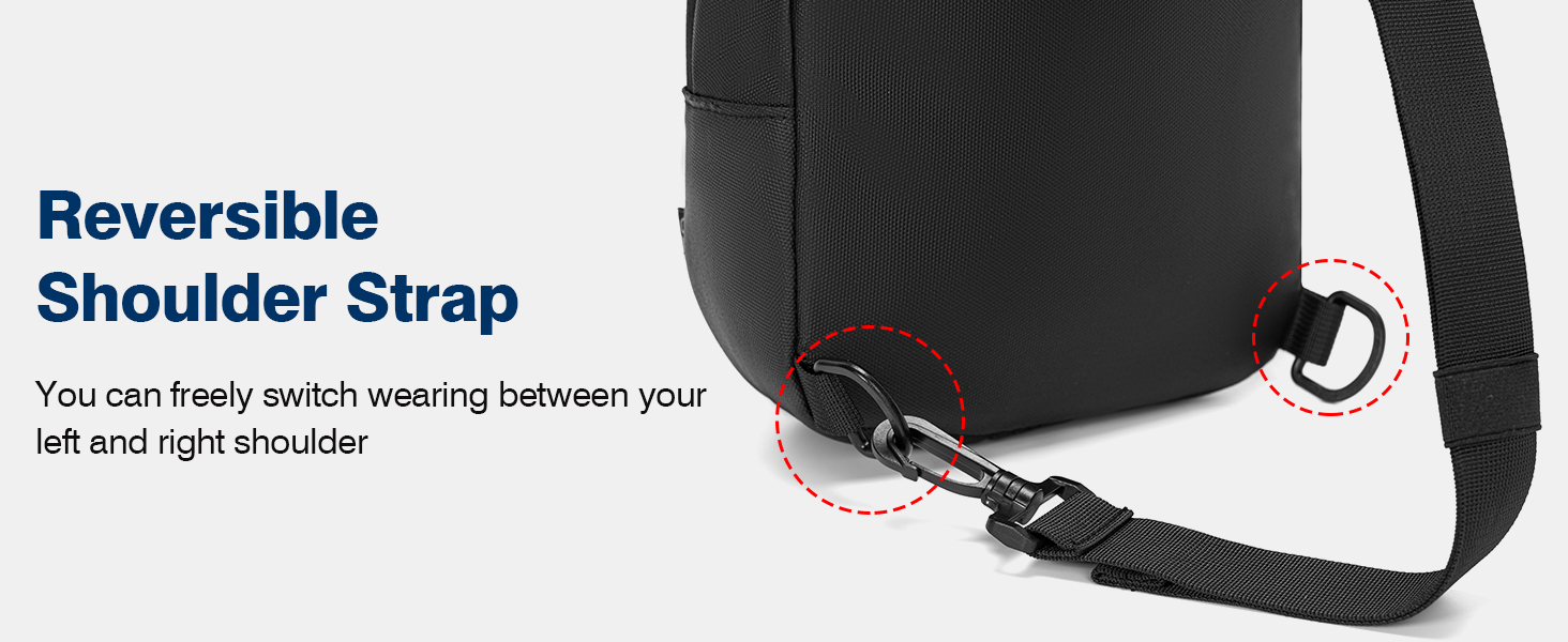 Reversible Shoulder Strap