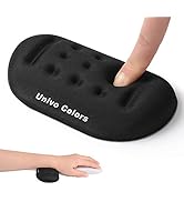 Univo Colors Black Superfine Memory Foam Wrist Rest Soft Gel Ergonomic Mouse Pad Wrist Support fo...