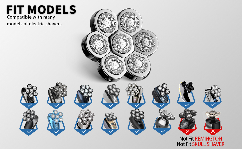 head shaer replacement heads