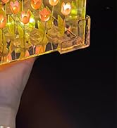 BOLTGY Tulip Night Lamp, Bedroom LED Decorative Night Light, Handmade DIY Tulip Flower Table Lamp...