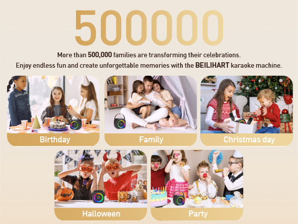 Karaoke machine for birthday parties, Christmas, Halloween and family gatherings