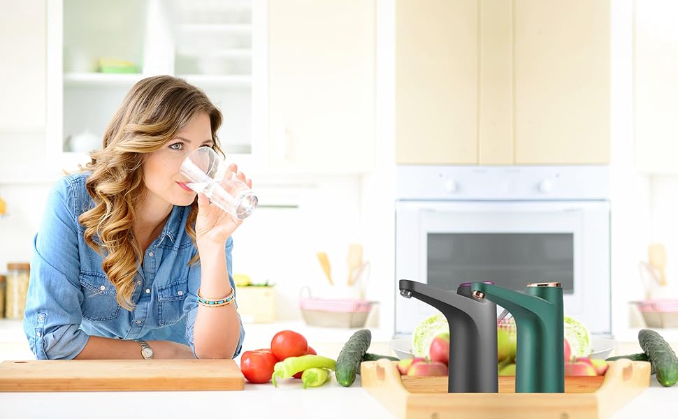 2L / min fast pumping water, 8 seconds to pump a full cup