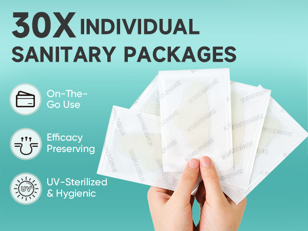 30X INDIVIDUALSANITARY PACKAGES