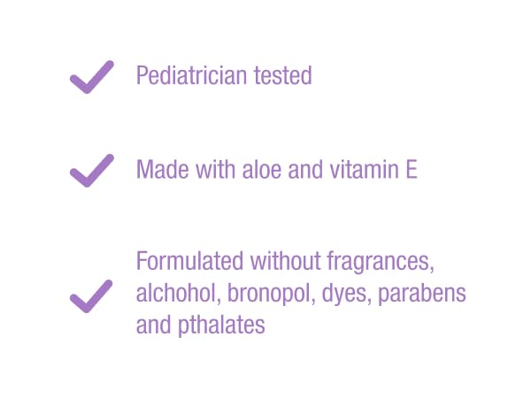 elements baby wipes use 100% pharmaceutical-grade purified water