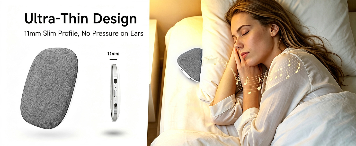 Pillow Speaker for Sleeping