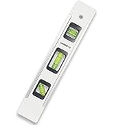 URASISTO Torpedo Level 9-INCH Level with 45°/90°/180° Bubbles, Small Measuring Tool