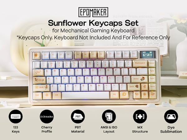 Sunflower Keycap