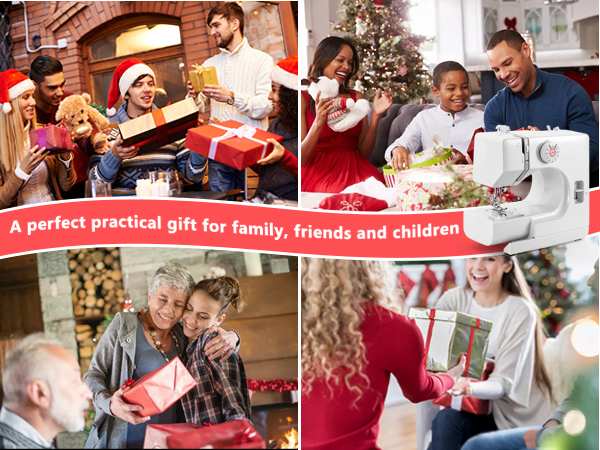 Sewing Machine, Mini Portable Sewing Machine with 12 Types of Stitches,Electric Sewing Machine for