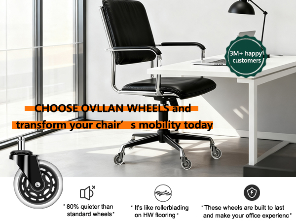 ovllan office chair wheels