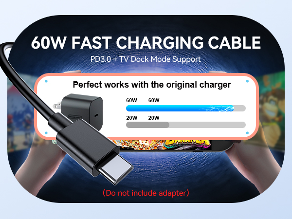 Compatible with Nintendo Switch 2 (2025), charge smarter. Perfect for on-the-go power boosts.