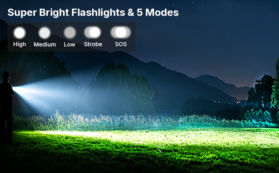flashlights