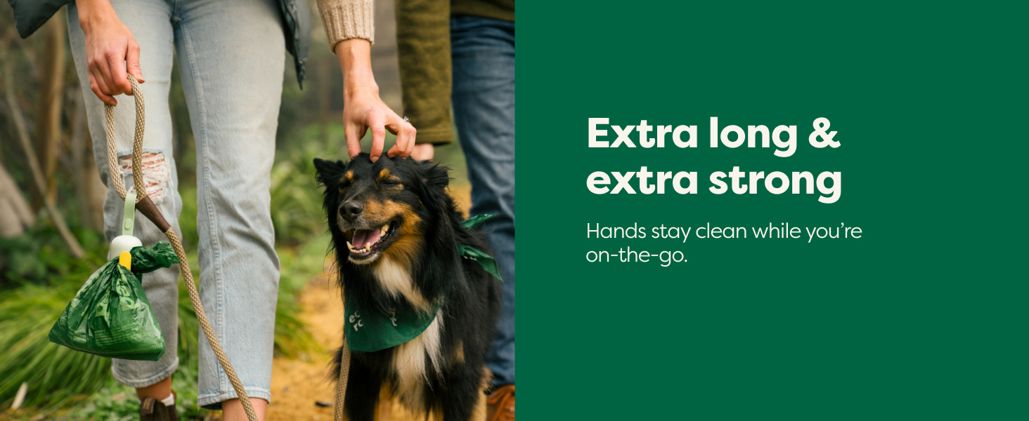 Universal dog poop bag refill rolls fit standard leash dispensers for convenient outdoor travel.