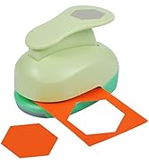 UCEC Hexagon Punch, 2 Inch Paper Punch Circle Cutter for Paper Crafts, Large Hole Punch Paper Pun...
