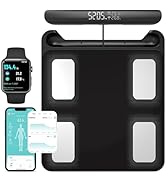 FITDAYS 8-Electrode Smart Scale: Full Body Composition Analyzer, 27 Metrics via Bluetooth Fitdays...