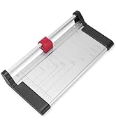 MEKOTRIN Rotary Paper Trimmer, Heavy Duty Stainless Steel Paper Cutter Sliding with 12" Cut Lengt...