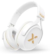 BlueAnt Pump X - The Gym Headphones | White/Gold | Sports Headphones | Cushioned &amp; Cooling Ear Pa...