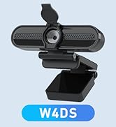 saylas 2K Webcam, FHD Streaming Camera with 2K/30fps, 1080P/60fps, Autofocus, Dual Noise-Cancelli...