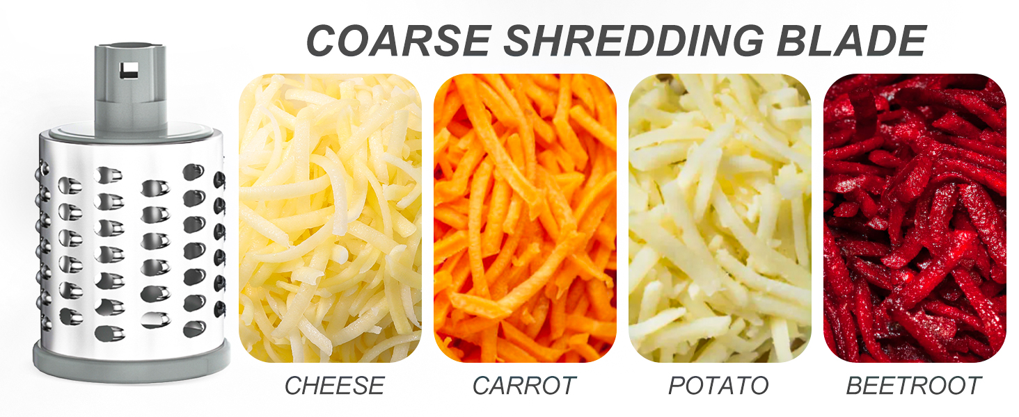 coarse shredding blade