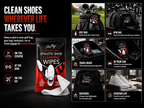 Golf Shoe Wipes