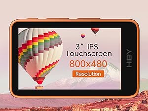 MP3 with touchscreens