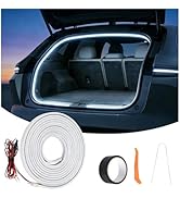 Car LED Strip Lights, 4m/13.12ft Waterproof Car Trunk Light Strip, White Color 6000k, Flexible Cu...