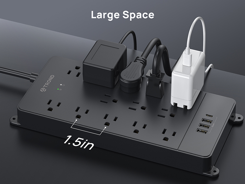 Widely Spaced AC Outlets