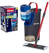 O-Cedar H2prO Flat Mop System | Quick Cleaning Tool | Clean with Clean Water | Machine Washable R...