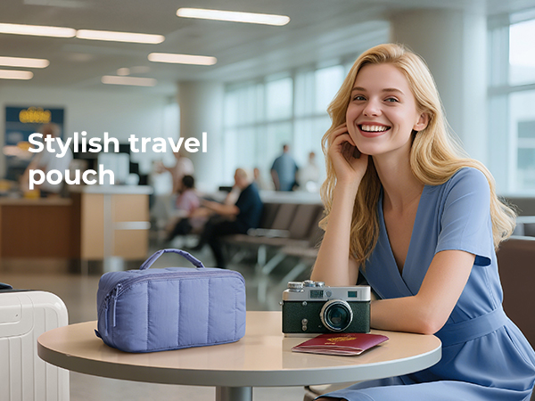 Stylish travel pouch