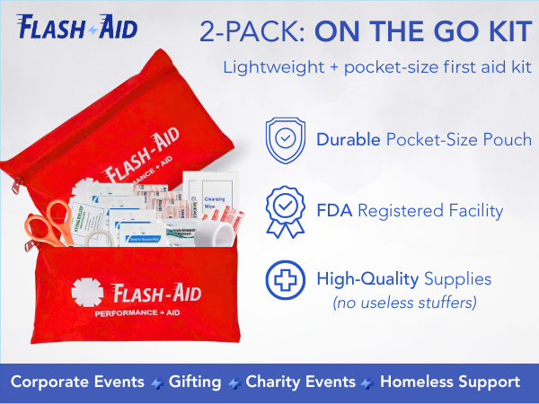 2 pack On The Go Kit - Lightweight + Pocket Size