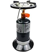 RANDDER Bottletop Propane Camping Stove Portable Backpacking Gas Stove - 10000 BTU Single Adjusta...