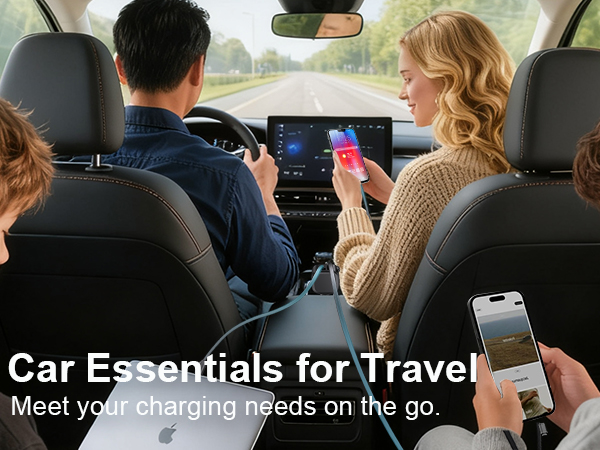 USB-C car charger cargador para carro carga rapida cargador de celular para carro car phone charger