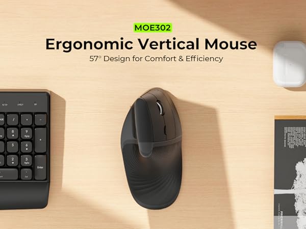 ergonomic vertical mouse rechargeable ergo mouse vertical mice wireless