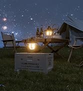 Fieldspark LED Camping Lantern Rechargeable Dimmable, Portable Vintage Outdoor Lantern 2700-6500K...