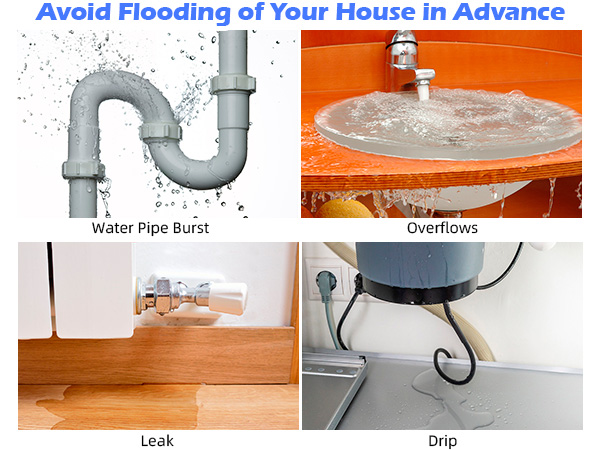 5 Pack Water Leak Detectors for Home