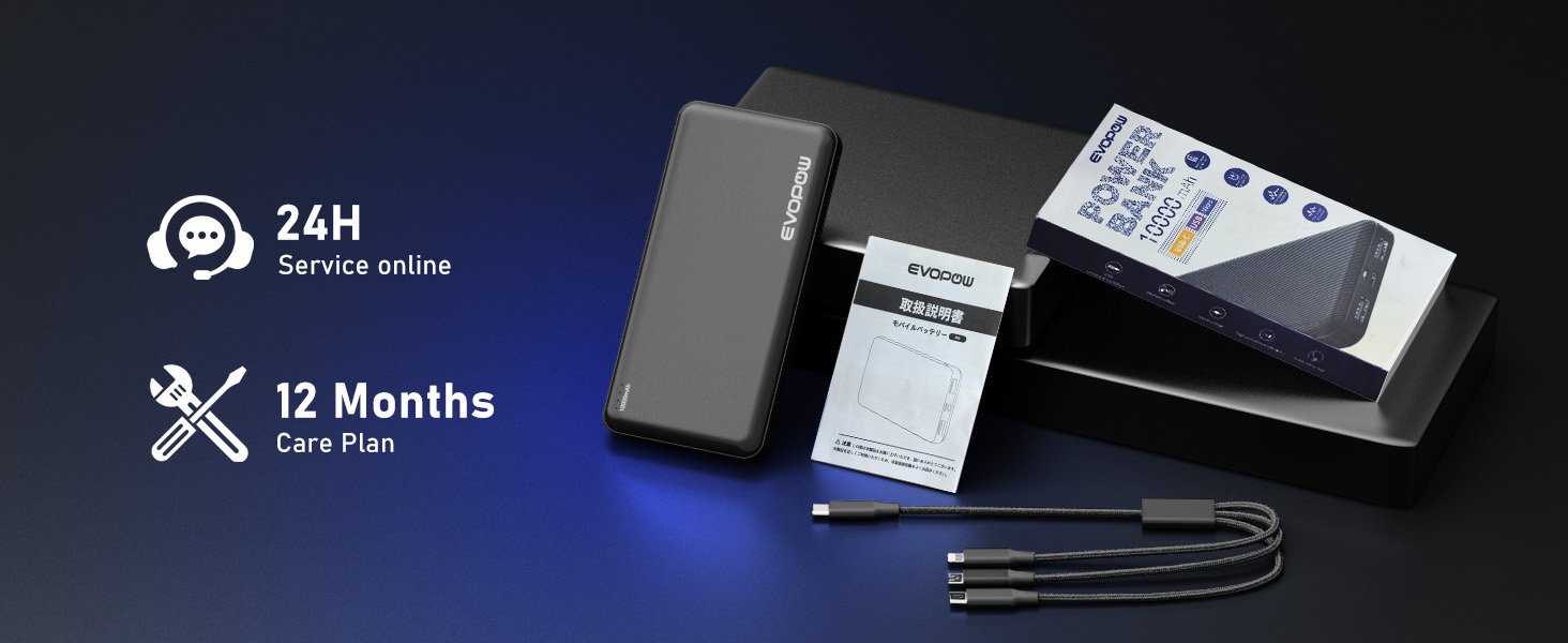 Packing List 1* 10000mAh power bank, 1* 3 IN 1 USB Cable, 1* User Manual