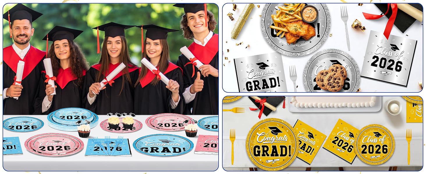 Graduation Party Supplies Set