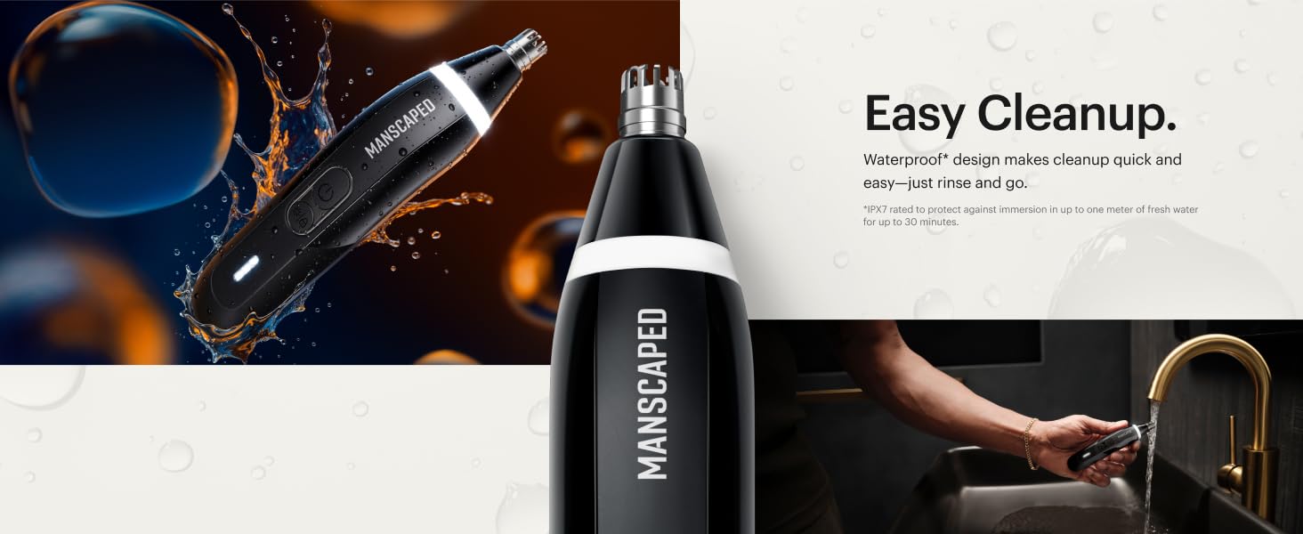 manscaped weed whacker nose ear hair trimmer eyebrow mens