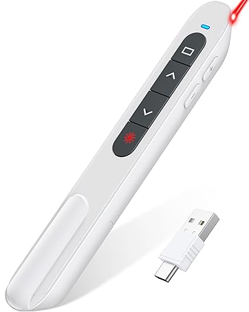 White Presentation Clicker