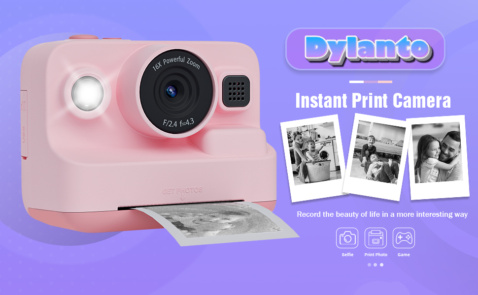 Kids Instant Print Camera