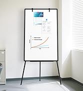 Magnetic Whiteboard Easel 36x24 Height Adjustable Dry Erase Board with Stand Large white board