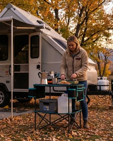 FUNDANGO All in One Tailgate Table