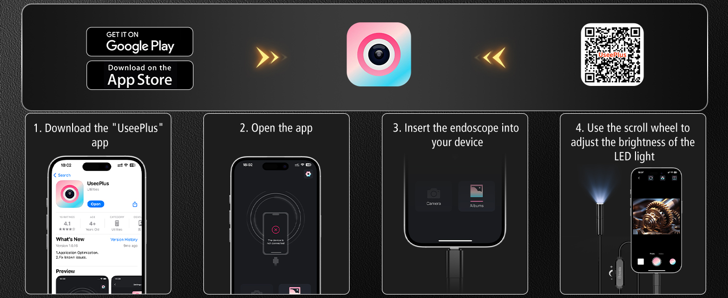 waterproof camera with light