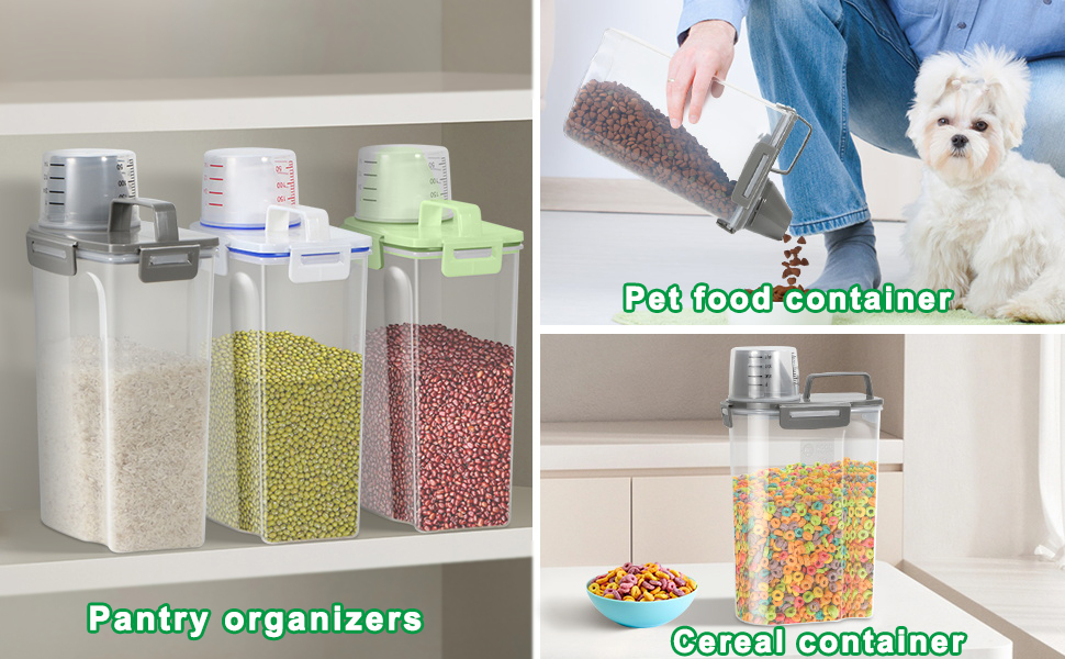 rice container storage flour storage container cereal container